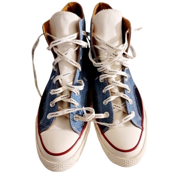 Converse Other - Chuck Taylor Denim  Men's High Top Converse Size 10.5